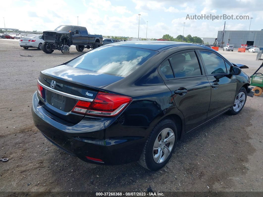 2014 Honda Civic Sedan Lx Black vin: 19XFB2F54EE059280