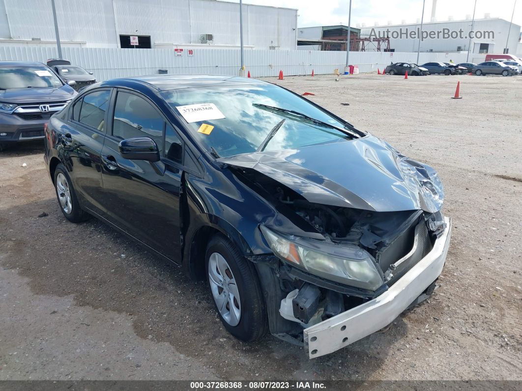 2014 Honda Civic Sedan Lx Black vin: 19XFB2F54EE059280