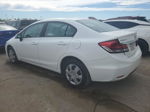 2014 Honda Civic Lx White vin: 19XFB2F54EE061336