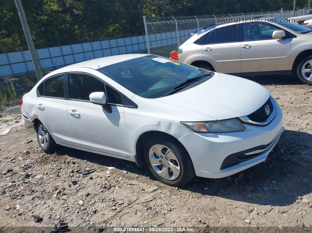 2014 Honda Civic Sedan Lx Белый vin: 19XFB2F54EE063622