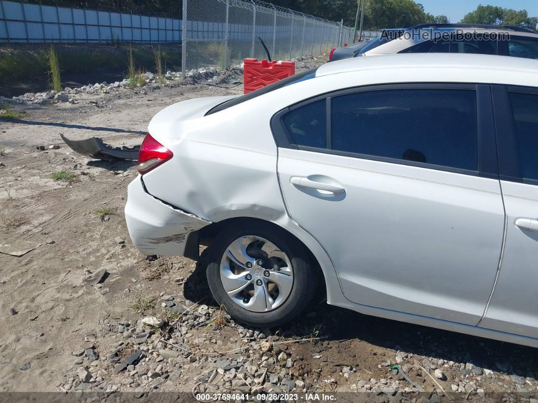 2014 Honda Civic Sedan Lx Белый vin: 19XFB2F54EE063622