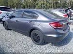 2014 Honda Civic Lx Gray vin: 19XFB2F54EE200543