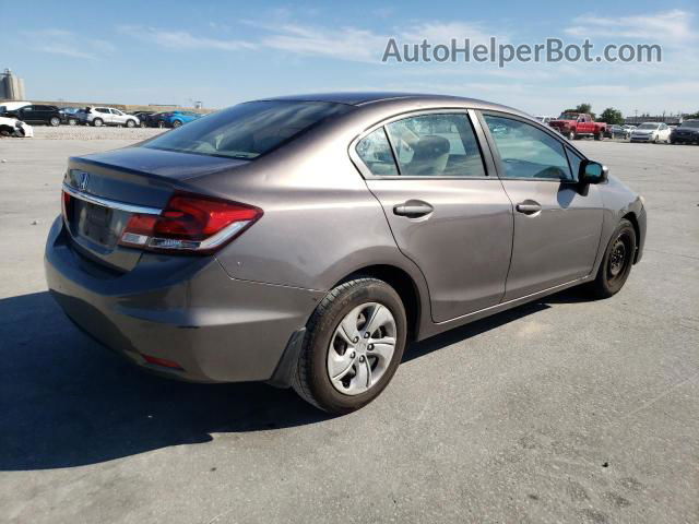 2014 Honda Civic Lx Gray vin: 19XFB2F54EE218220