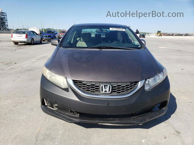 2014 Honda Civic Lx Gray vin: 19XFB2F54EE218220