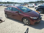 2014 Honda Civic Lx Red vin: 19XFB2F54EE234921