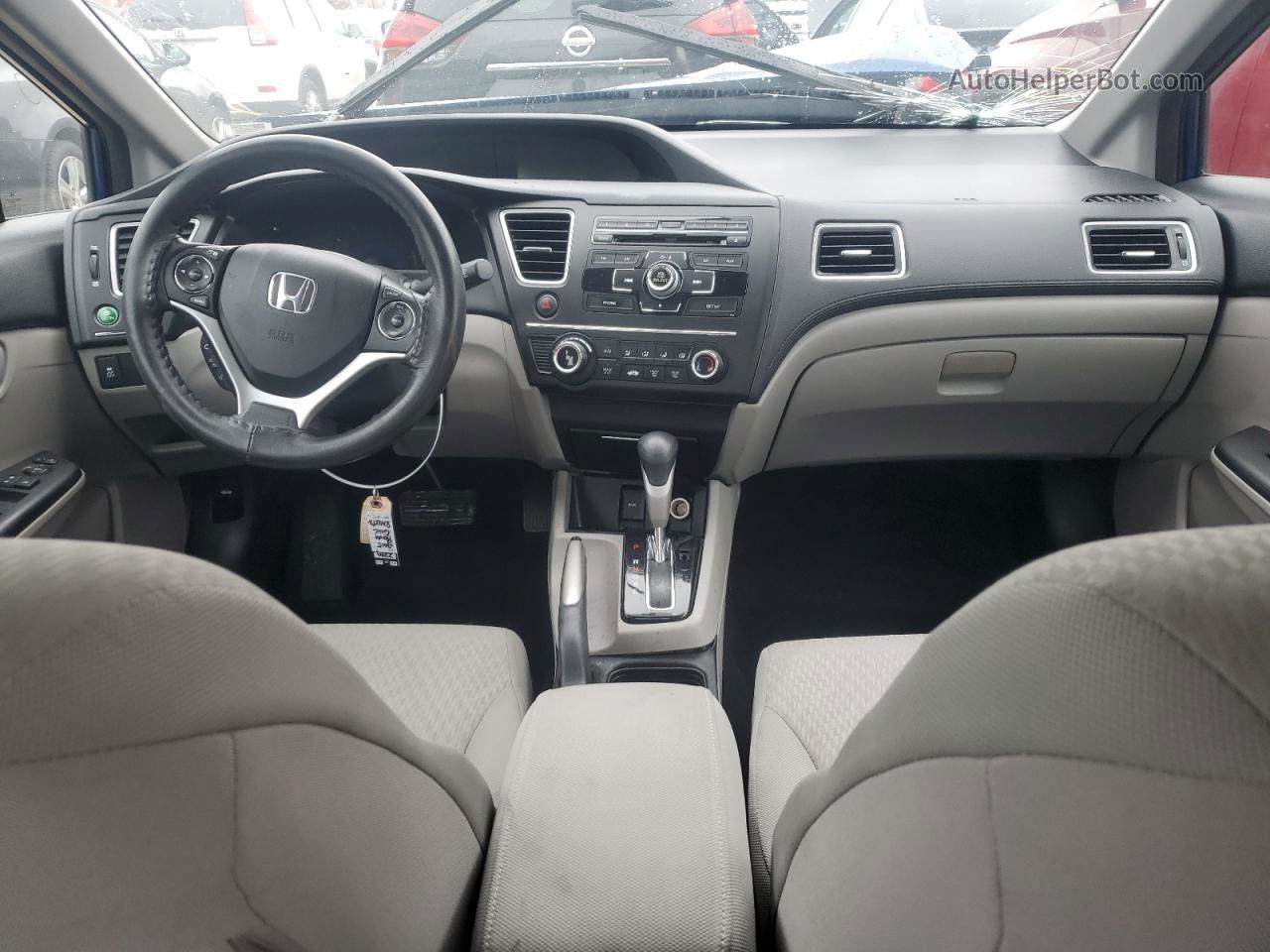 2015 Honda Civic Lx Синий vin: 19XFB2F54FE013160