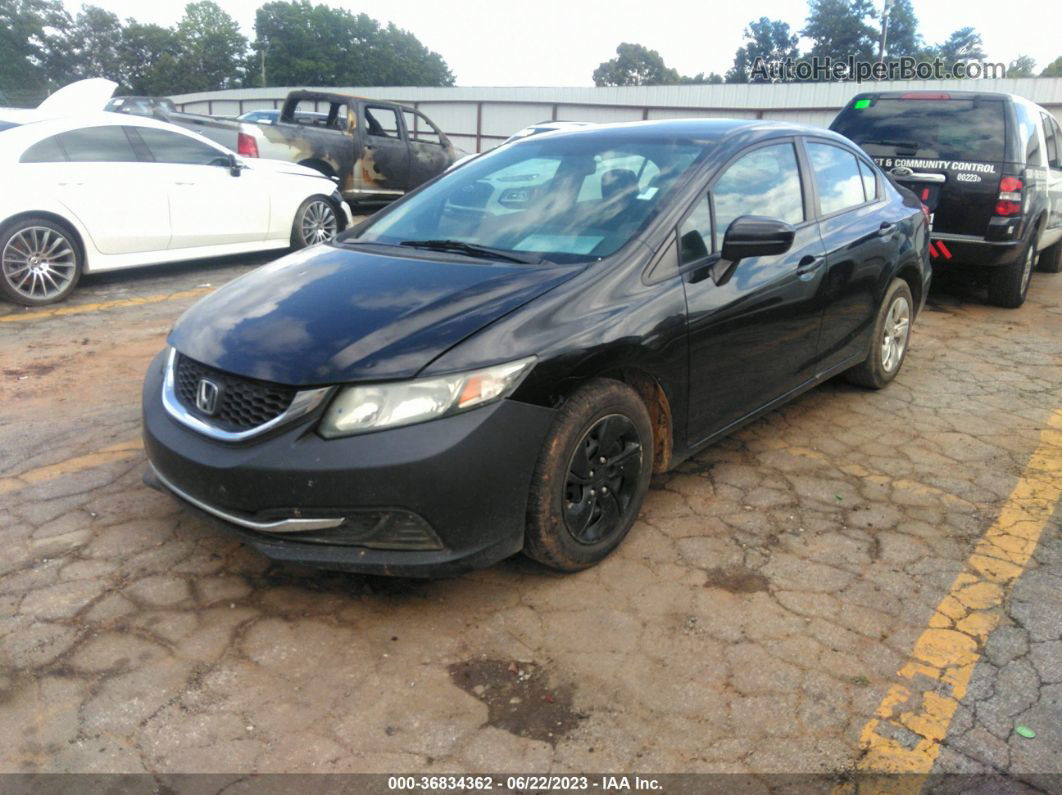 2015 Honda Civic Sedan Lx Black vin: 19XFB2F54FE079109