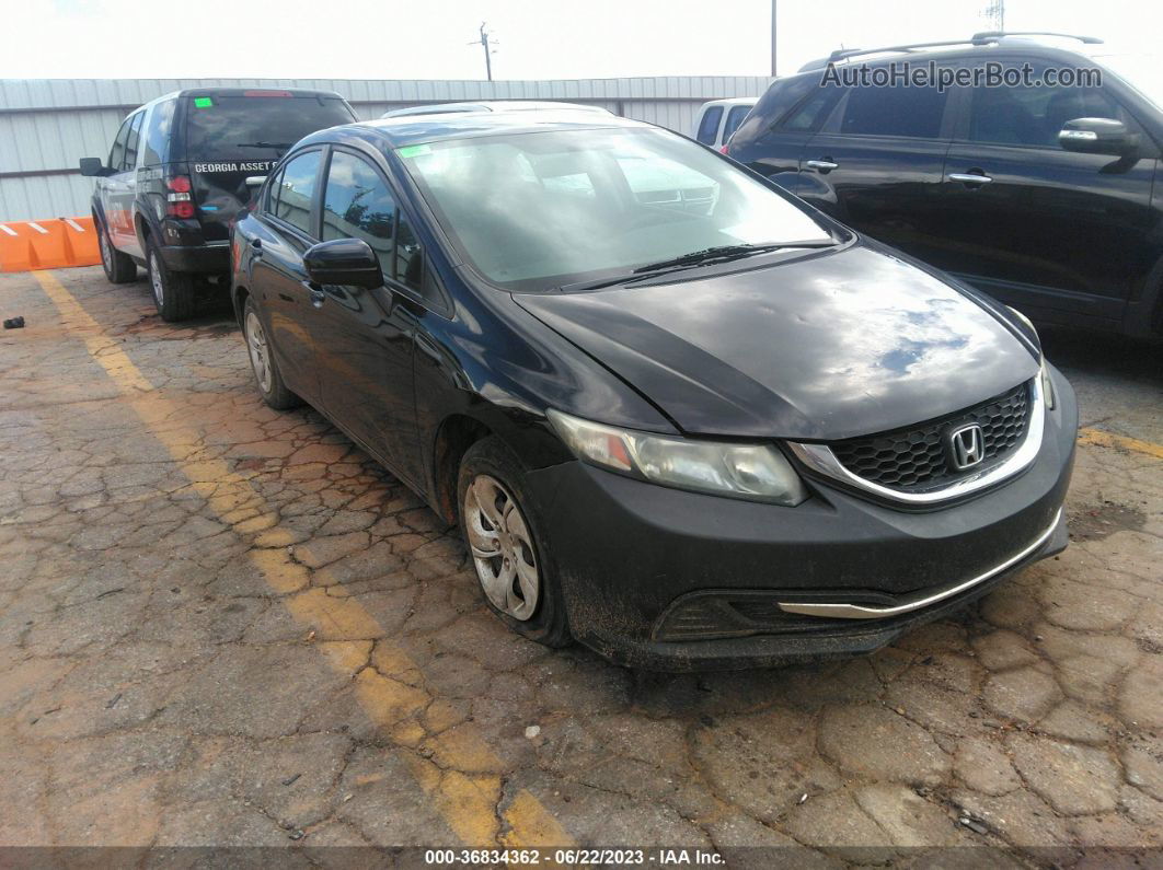 2015 Honda Civic Sedan Lx Черный vin: 19XFB2F54FE079109