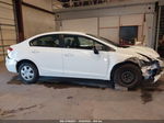 2015 Honda Civic Lx White vin: 19XFB2F54FE118166