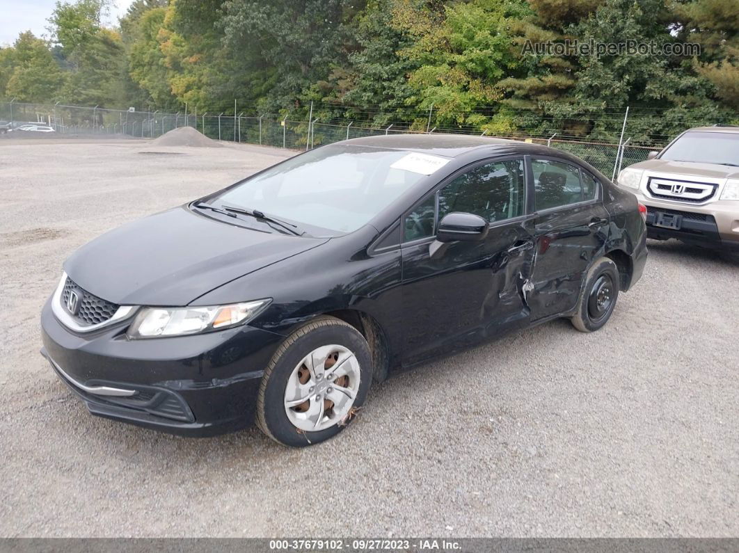 2015 Honda Civic Sedan Lx Black vin: 19XFB2F54FE208319