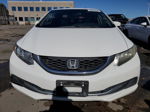 2015 Honda Civic Lx White vin: 19XFB2F54FE229087