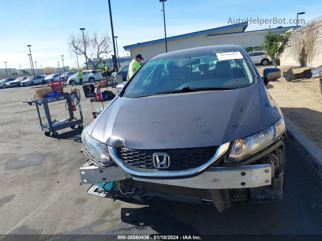 2015 Honda Civic Lx Серый vin: 19XFB2F54FE242406