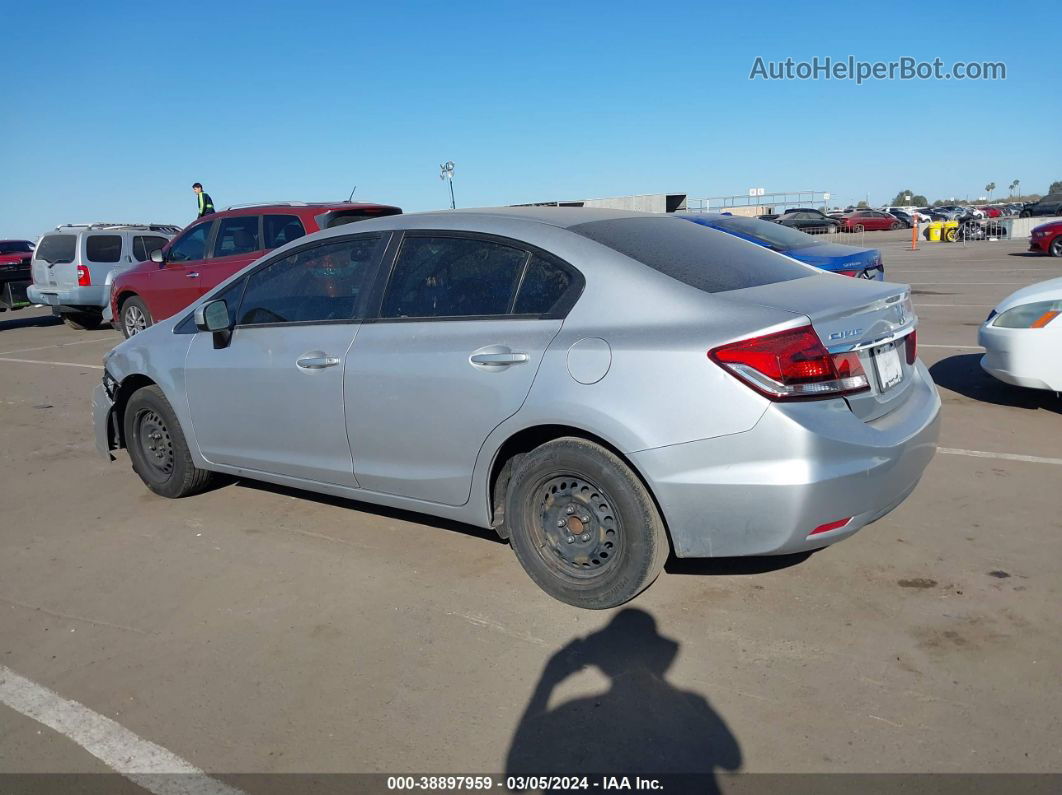 2015 Honda Civic Lx Silver vin: 19XFB2F54FE273154