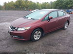 2015 Honda Civic Lx Red vin: 19XFB2F54FE285515