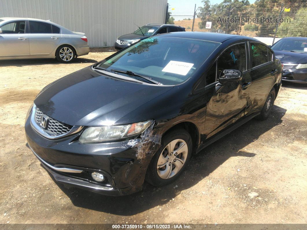 2015 Honda Civic Sedan Lx Black vin: 19XFB2F54FE297941