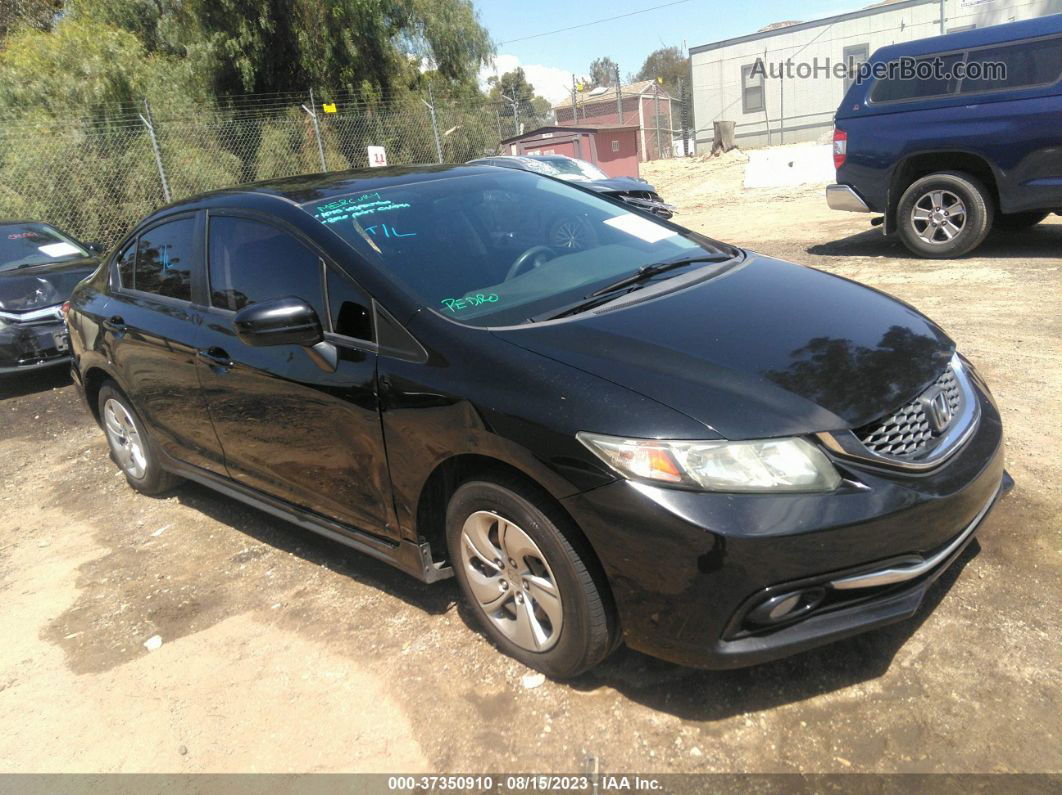 2015 Honda Civic Sedan Lx Black vin: 19XFB2F54FE297941