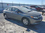 2012 Honda Civic Lx Gray vin: 19XFB2F55CE001398