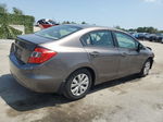 2012 Honda Civic Lx Brown vin: 19XFB2F55CE010277