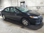 2012 Honda Civic Lx Black vin: 19XFB2F55CE016709