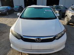 2012 Honda Civic Lx Белый vin: 19XFB2F55CE021795