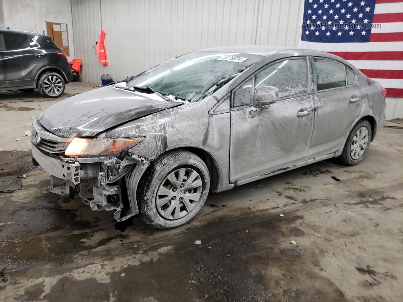 2012 Honda Civic Lx Tan vin: 19XFB2F55CE028469