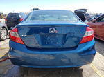 2012 Honda Civic Lx Blue vin: 19XFB2F55CE050360