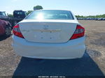 2012 Honda Civic Lx White vin: 19XFB2F55CE059754