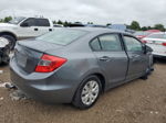 2012 Honda Civic Lx Gray vin: 19XFB2F55CE091636