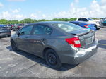 2012 Honda Civic Lx Gray vin: 19XFB2F55CE095539