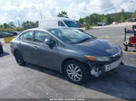 2012 Honda Civic Lx Gray vin: 19XFB2F55CE095539