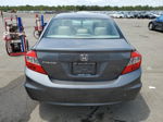 2012 Honda Civic Lx Gray vin: 19XFB2F55CE346253