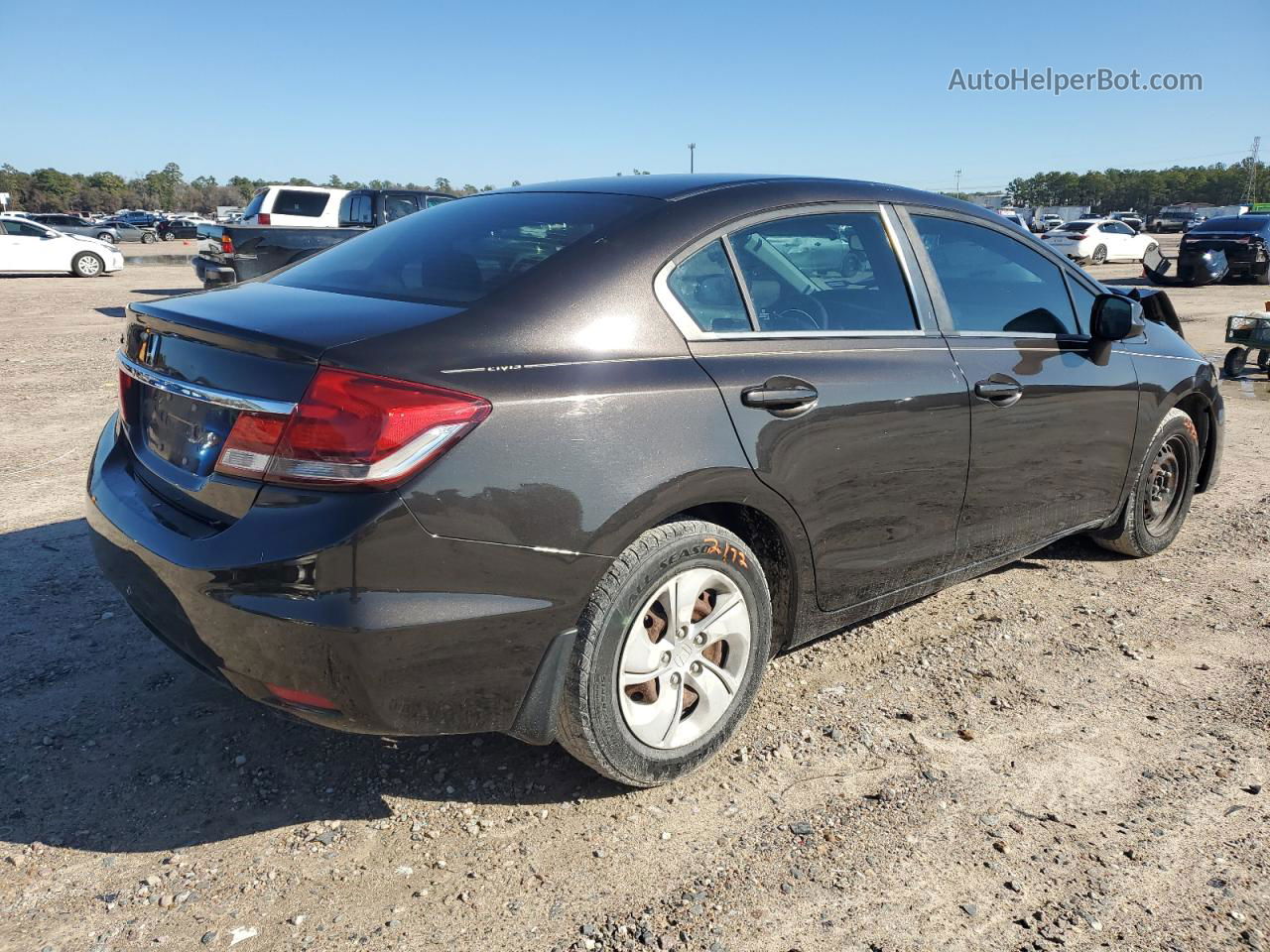 2013 Honda Civic Lx Charcoal vin: 19XFB2F55DE018638