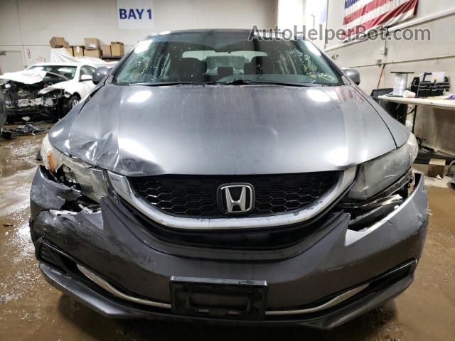 2013 Honda Civic Lx Gray vin: 19XFB2F55DE023032