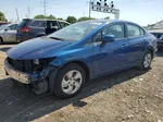 2013 Honda Civic Lx Blue vin: 19XFB2F55DE042793