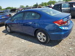 2013 Honda Civic Lx Blue vin: 19XFB2F55DE042793