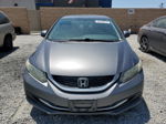 2013 Honda Civic Lx Gray vin: 19XFB2F55DE205863