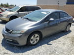 2013 Honda Civic Lx Gray vin: 19XFB2F55DE205863