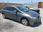 2013 Honda Civic Lx Gray vin: 19XFB2F55DE205863