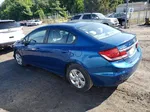 2013 Honda Civic Lx Blue vin: 19XFB2F55DE234571