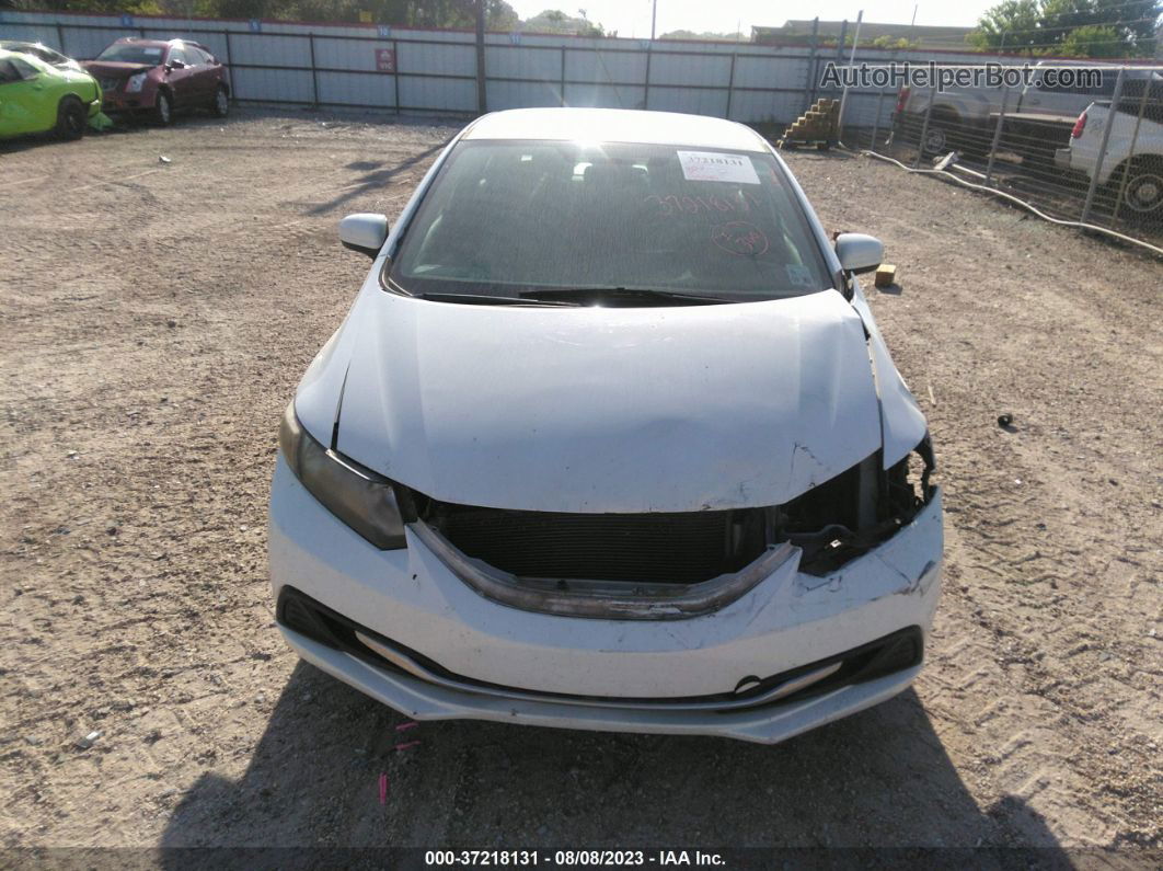 2014 Honda Civic Sedan Lx Белый vin: 19XFB2F55EE017460