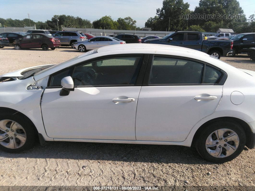 2014 Honda Civic Sedan Lx White vin: 19XFB2F55EE017460