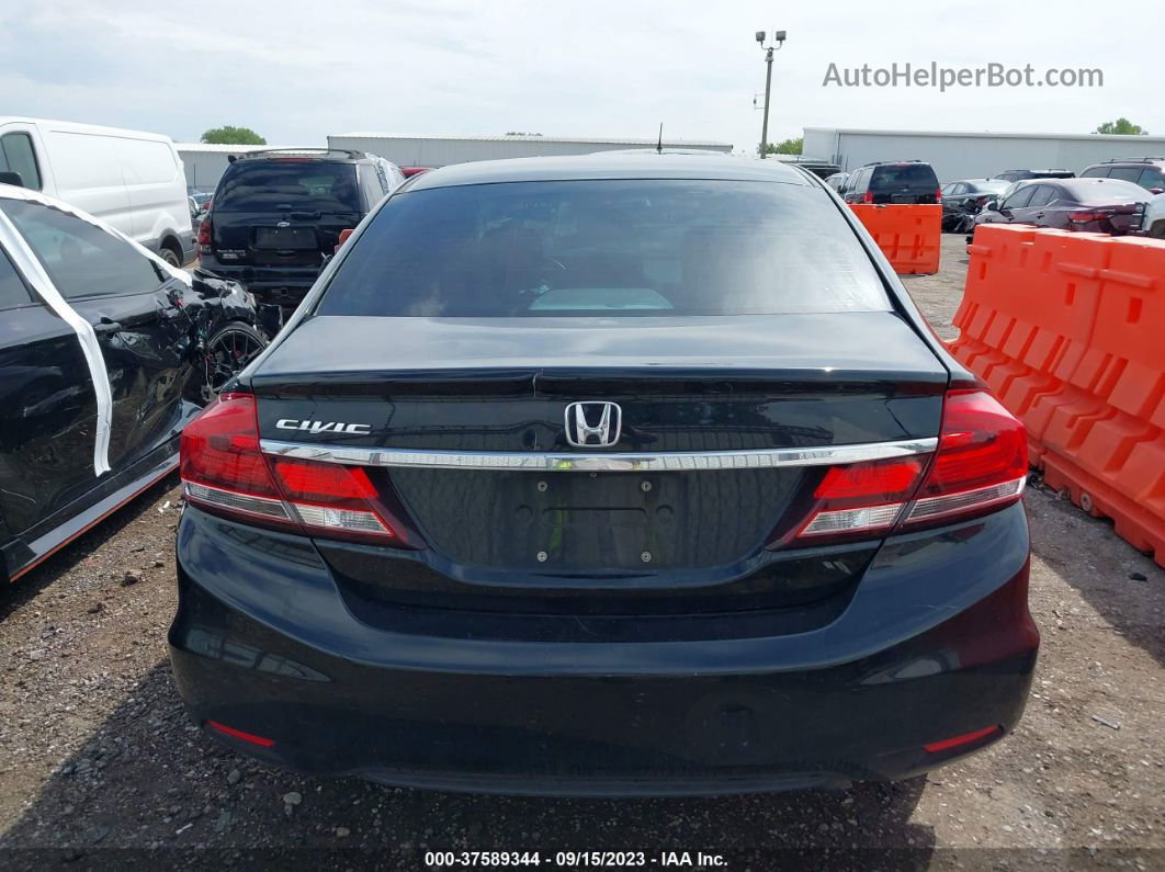 2014 Honda Civic Sedan Lx Black vin: 19XFB2F55EE019760