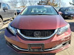 2014 Honda Civic Lx Red vin: 19XFB2F55EE025946