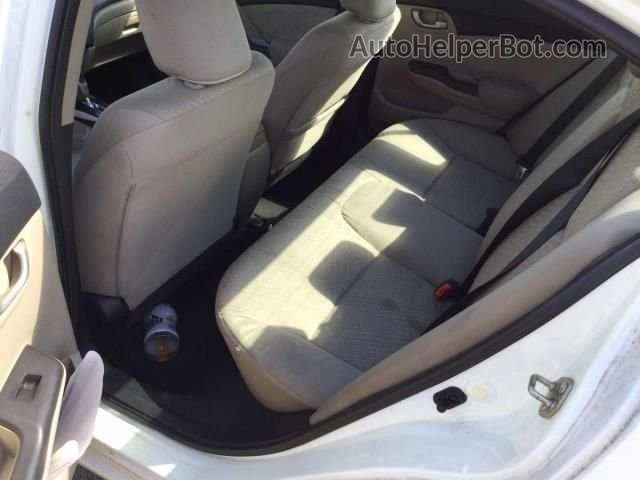 2014 Honda Civic Sedan Lx White vin: 19XFB2F55EE051432