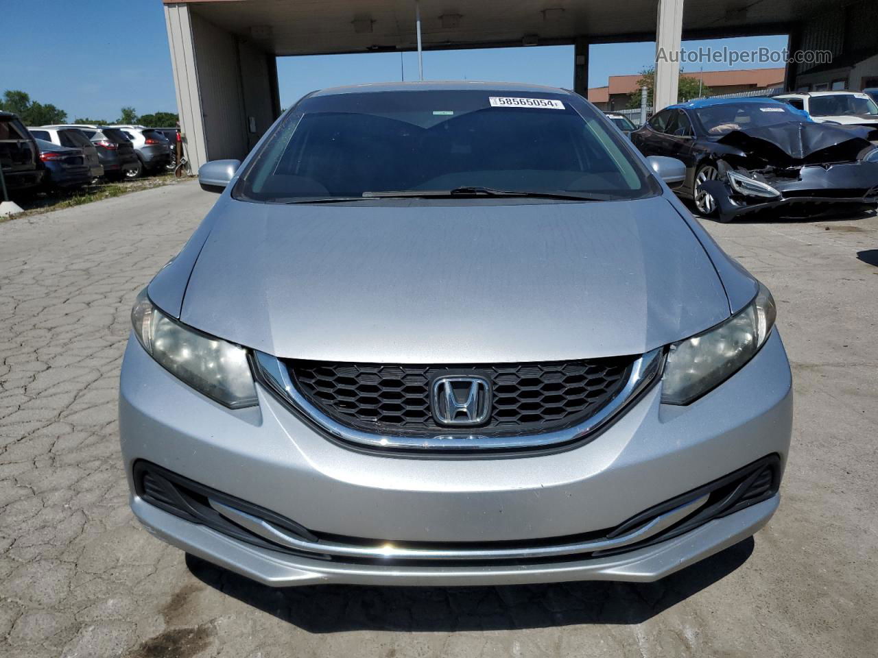 2014 Honda Civic Lx Серебряный vin: 19XFB2F55EE063838