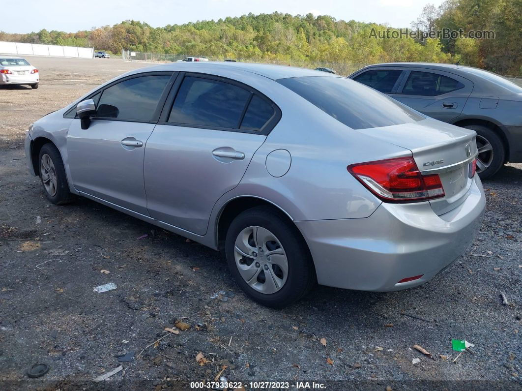 2014 Honda Civic Lx Silver vin: 19XFB2F55EE073480