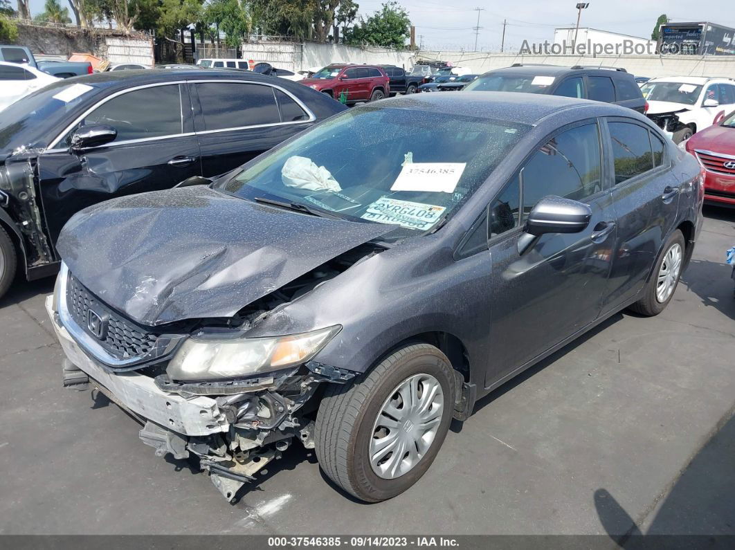 2014 Honda Civic Sedan Lx Серый vin: 19XFB2F55EE269130