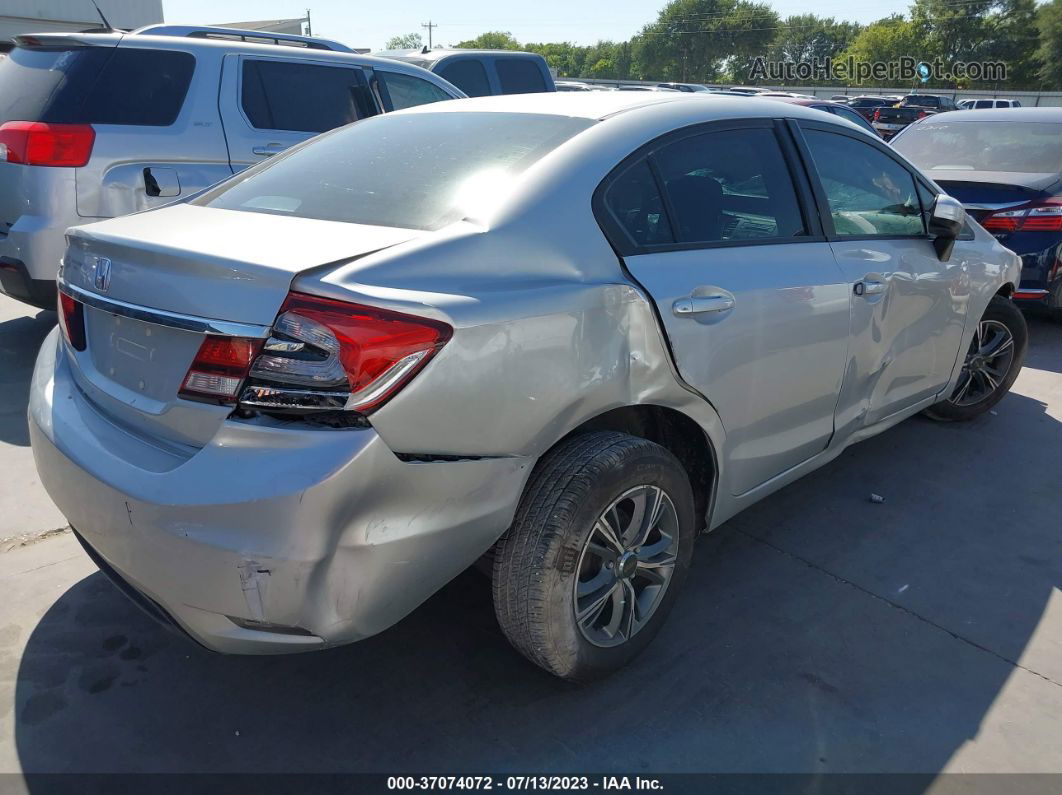 2015 Honda Civic Sedan Lx Silver vin: 19XFB2F55FE014107