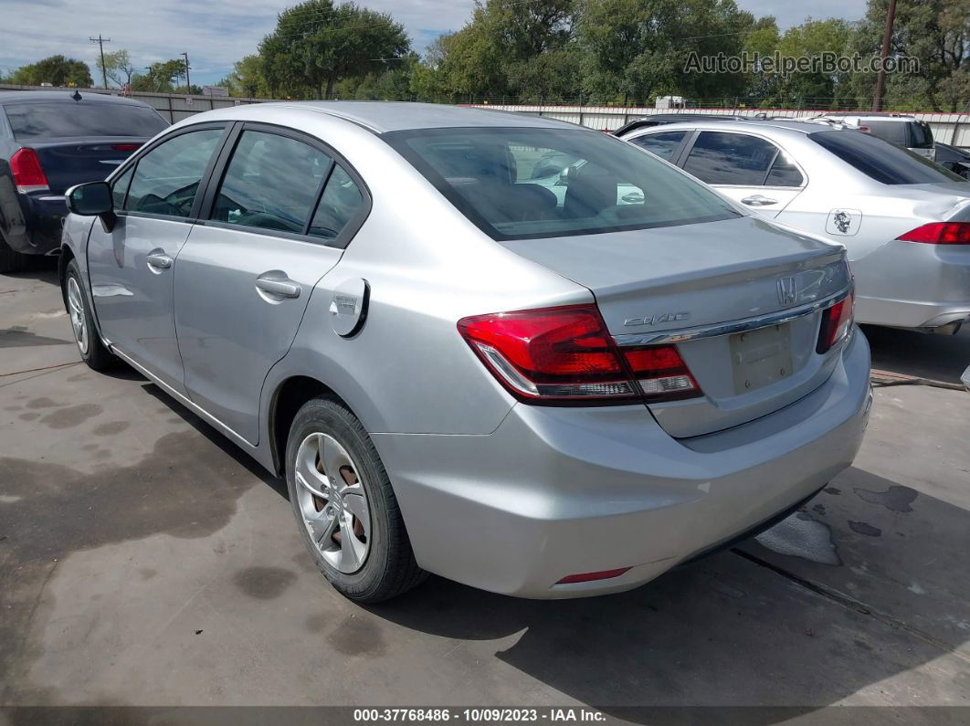 2015 Honda Civic Lx Silver vin: 19XFB2F55FE018559