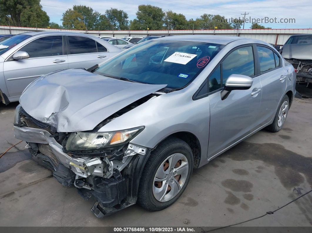 2015 Honda Civic Lx Silver vin: 19XFB2F55FE018559